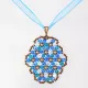 Symphony - Marissa Oval-Blue Organza - 2